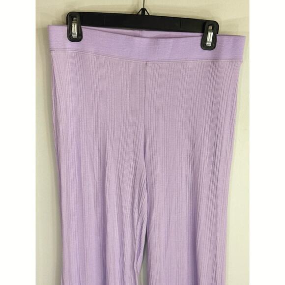 Jonathan Simkhai Celia Ribbed Knit Wide Leg Pants Medium NWT - Picture 4 of 13